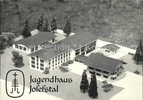Josefstal Jugendhaus Modell Neubaus  Kat. Neuhaus Schliersee