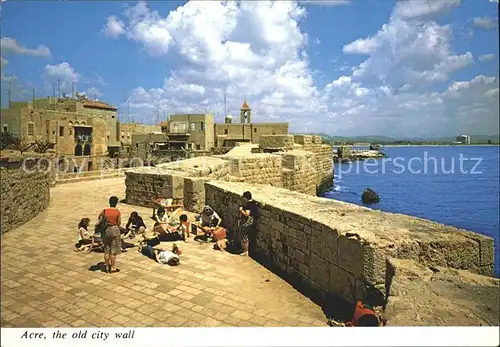 Acre Akkon Altstadtmauer Kat. Israel