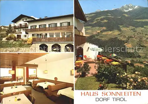 Dorf Tirol Haus Sonnleiten Kat. Tirolo