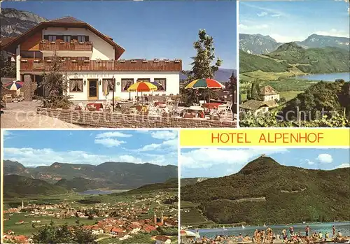 Kaltern Weinstrasse Tirol Hotel Alpenhof Kat. 