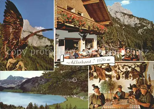 Haller Tirol Gasthaus Adlerhorst Adler See  Kat. Haller am Haldensee Tannheimer Tal