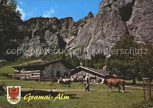 Pertisau Achensee Gramai Alm Karwendelgebirge Kat. Eben am Achensee