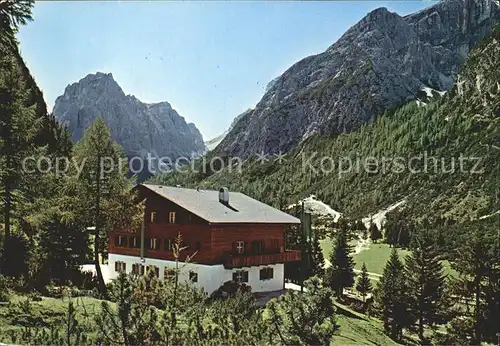 Innichen Suedtirol Drei Schusterhuette  Kat. San Candido Innichen Pustertal