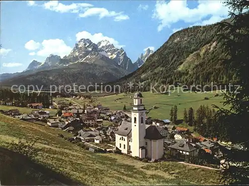 Sesto Sexten Suedtirol Cima Kirche  Kat. Bozen