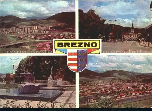 Brezno Brunnen Teilansichten Kat. Bries