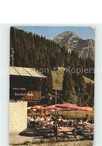 Baad Mittelberg Kleinwalsertal Alpengasthof Cafe Noris Huette Kat. Mittelberg