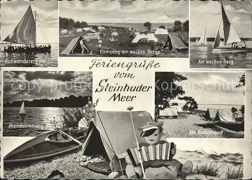 Steinhuder Meer Camping am weissen See Strand Kat. Wunstorf
