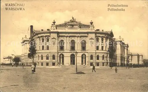 Warschau Masowien Politechnikum  Kat. Warschau