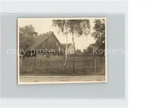 Memel Ostpreussen Bauernhaus Kat. 