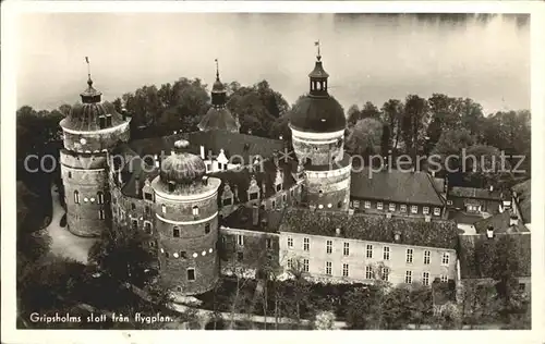 Gripsholms Fliegeraufnahme Schloss  Kat. Schweden