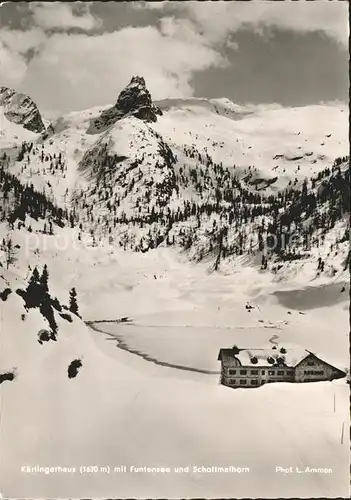 Kaerlingerhaus Funtensee Schottmalhorn Kat. Berchtesgaden