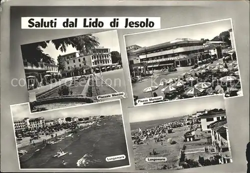 Lido di Jesolo Piazza Marconi Mazzini Lungomare  Kat. Italien