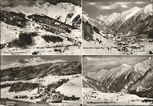 Soelden oetztal Ski uebungswiese Sessellift  Kat. Soelden