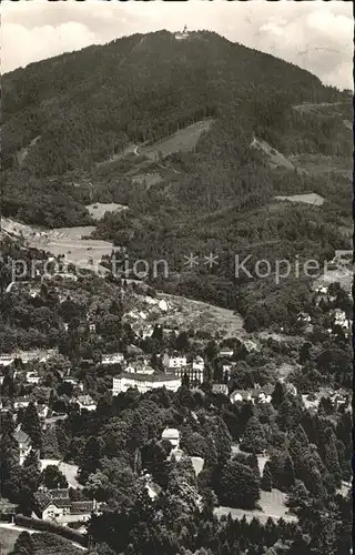 Baden Baden Blick zum Merkur Kat. Baden Baden