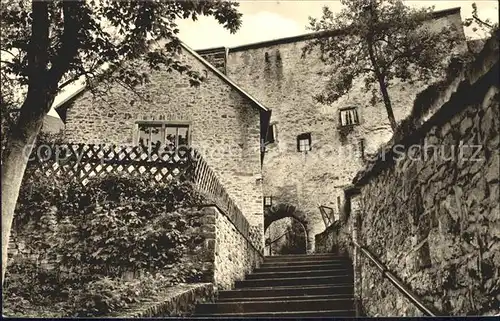 Kronenburg Eifel Schlossaufgang Kat. Dahlem