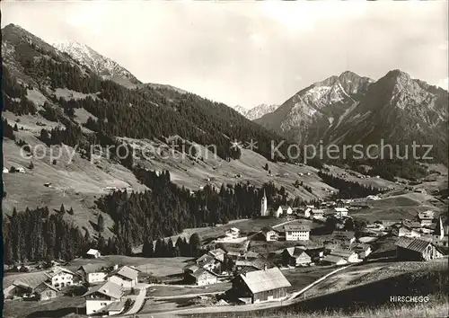 Hirschegg Kleinwalsertal Vorarlberg Panorama Kat. Mittelberg