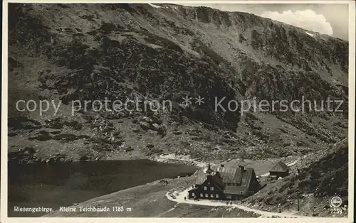 Riesengebirge Kleine Teichbaude Kat. Tschechische Republik