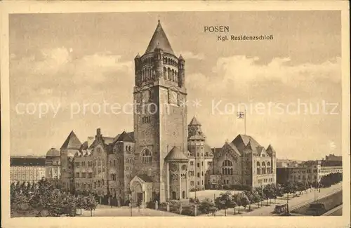 Posen Poznan Kgl Residenzschloss / Poznan /