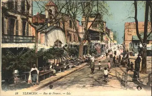 Tlemcen Rue de France Kat. Algerien