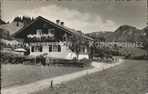 Bruck Ostrachtal Haus Zettler Kat. Bad Hindelang