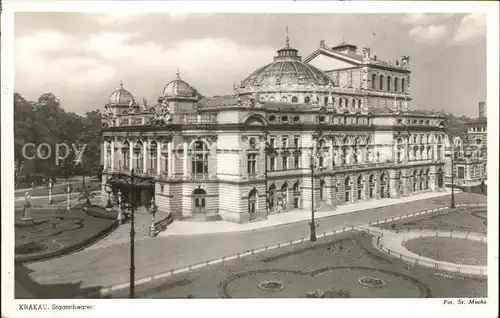 Krakau Krakow Staatstheater Kat. Polen