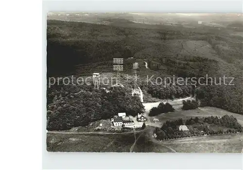 Vogelsberg Hessen Berggasthof Hoherodskopf Fliegeraufnahme Kat. Schotten