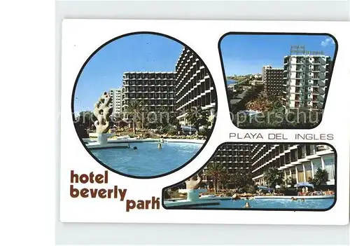 Playa del Ingles Gran Canaria Hotel Beverly Park Swimming Pool Kat. San Bartolome de Tirajana