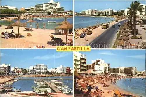 Can Pastilla Palma de Mallorca Teilansicht Strandpartie Bootshafen Kat. Palma de Mallorca