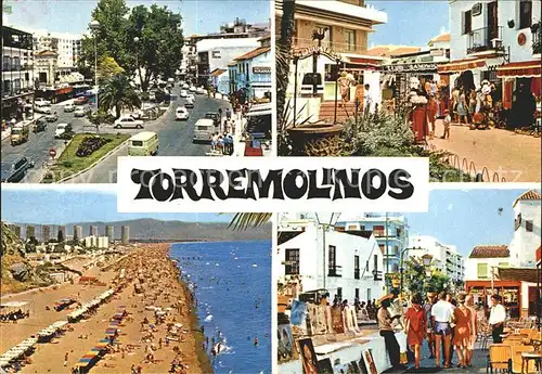 Torremolinos Strassenpartie Strand Bazar Kat. Malaga Costa del Sol