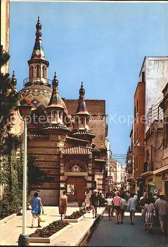 Lloret de Mar Iglesia Calle Tipica Kat. Costa Brava Spanien