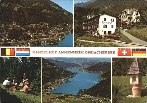 Annenheim Ossiacher See Kanzelhof und Villa Kanzelhof Bildstock Kat. Annenheim Kaernten