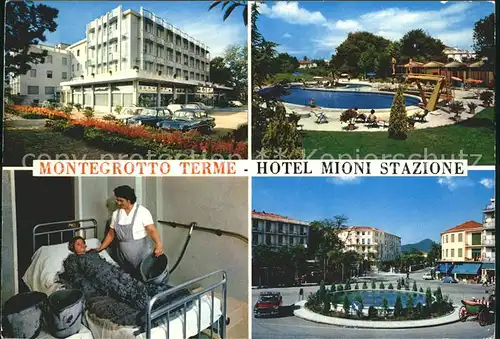 Montegrotto Terme Hotel Mioni Stazione Swimmingpool Moorbad Brunnen Kat. 