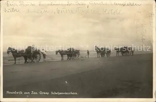 Noordwijk aan Zee  Groep Schelpenvisschers Kat. Noordwijk