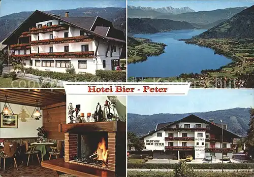 Bodensdorf Steindorf Hotel Bier Peter Gaststube Seepanorama Kat. Steindorf am Ossiacher See Kaernten