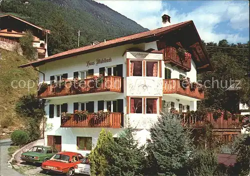 Passeier Passeyer Haus Muehlbach Kat. Suedtirol