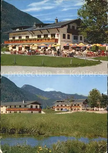 St Martin Lofer Gasthof und Moorbad Hochmoos Terrasse Kat. St Martin bei Lofer