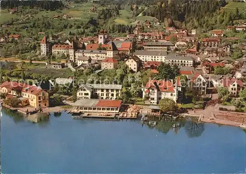 Millstatt Millstaettersee Fliegeraufnahme