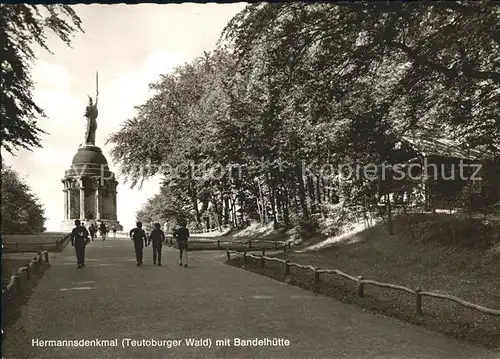 Teutoburgerwald Hermannsdenkmal Bandelhuette Kat. Detmold