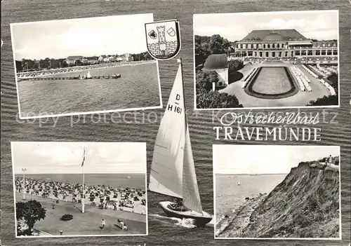 Travemuende Ostseebad Kurpark Strand  Kat. Luebeck