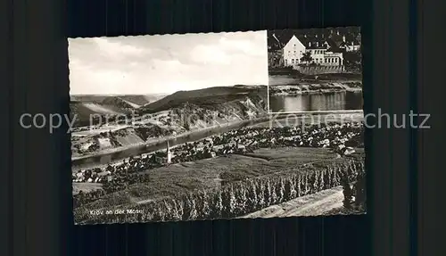 Kroev Mosel Panorama mit Hotel Bechtels Moselterrasse