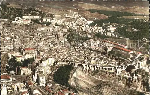 Constantine Vue Panoramique aerienne et Pont Sidi Rached Kat. Algerien