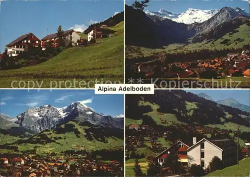 Adelboden Alpina Jugendhaus und Heimstaette Panorama Kat. Adelboden