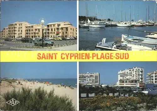 Saint Cyprien Plage Les Fregates Le Port La Plage Kat. Saint Cyprien Pyrenees Orientales