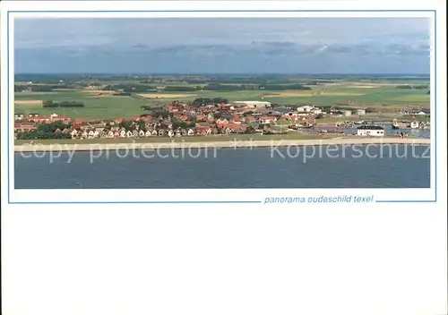 Texel Panorama Fliegeraufnahme Kat. Niederlande