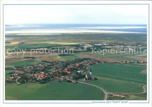 Texel Panorama den Hoorn Fliegeraufnahme Kat. Niederlande