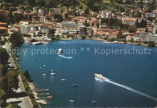 Locarno TI Lago Maggiore vue aerienne Kat. Locarno