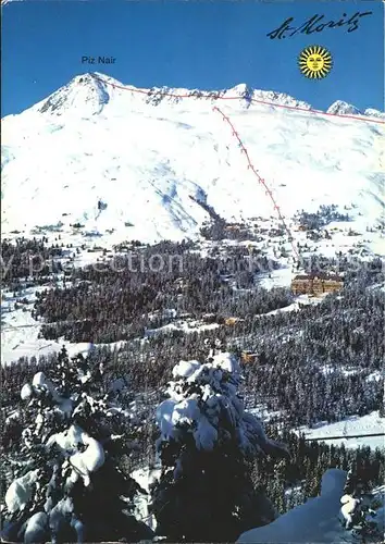 St Moritz GR Suvretta Skigebiet Piz Nair Kat. St Moritz