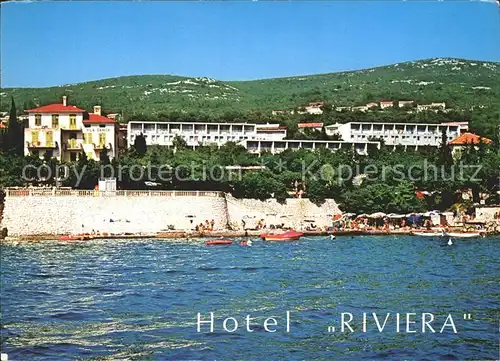 Crikvenica Kroatien Hotel Riviera Kat. Kroatien