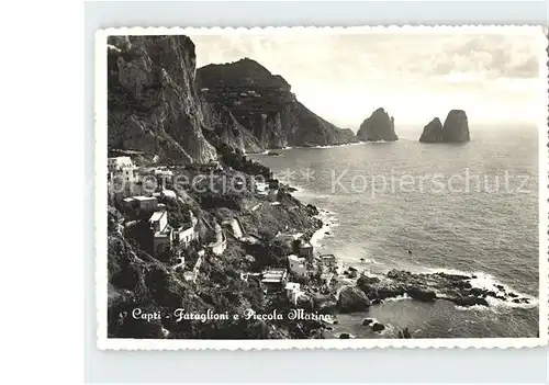 Capri Faraglioni Piecola Marina Kat. Golfo di Napoli