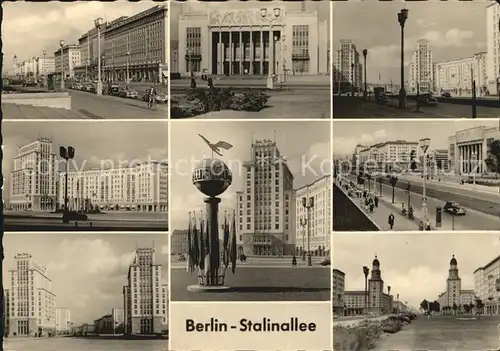 Berlin Stalinallee Kat. Berlin